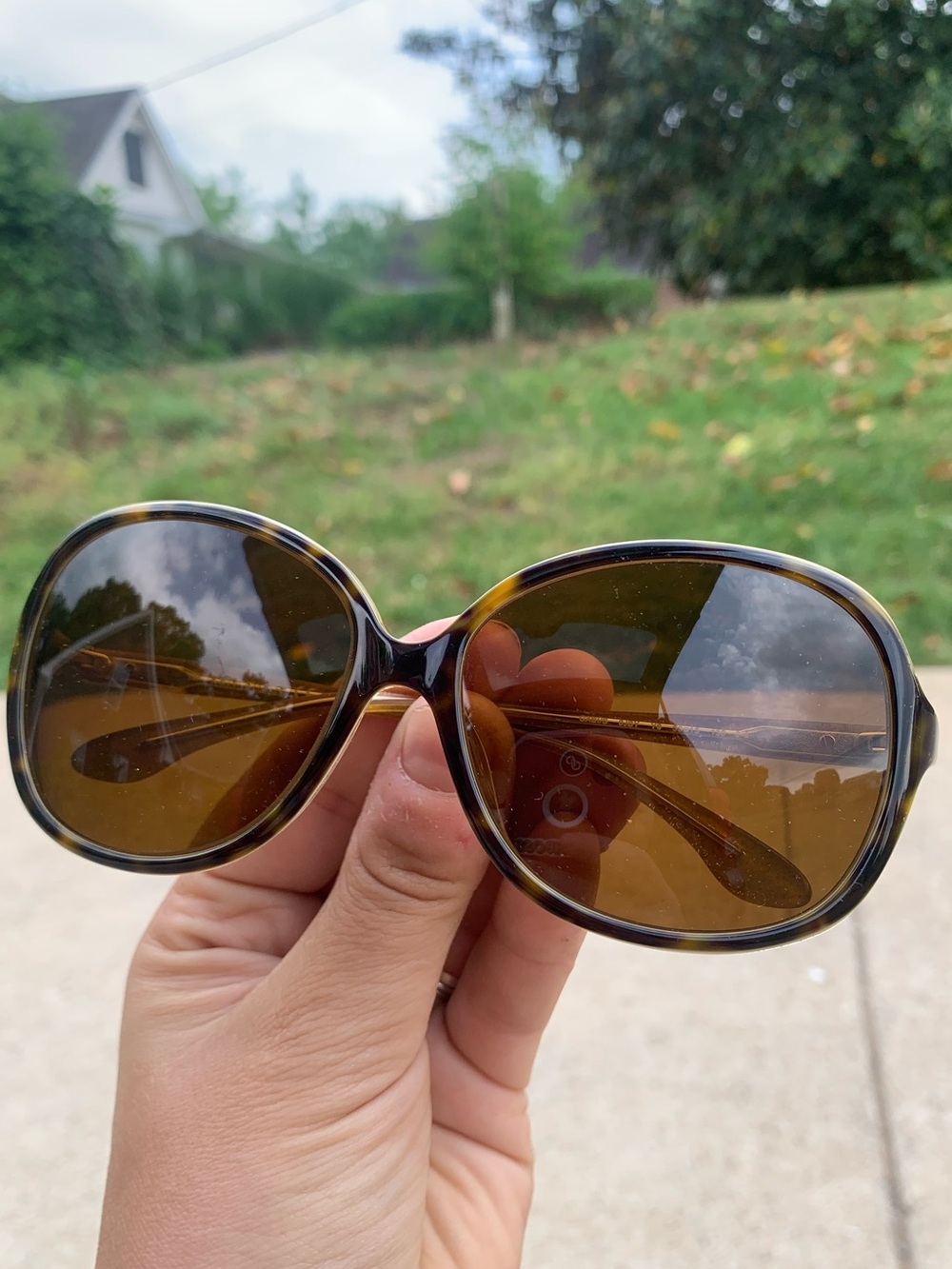 kate spade Tortoiseshell Sunglasses with Brown Lenses - Prescription